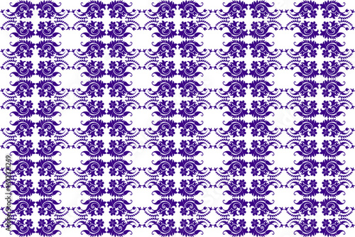 Damask seamless pattern seamless vector pattern, geometric pattern background  decorative pattern  wallpaper  art ornam ent  fabric  vintage.
