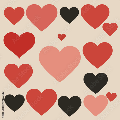 Romantic Swirling Heart with Elegant Flourish Lines