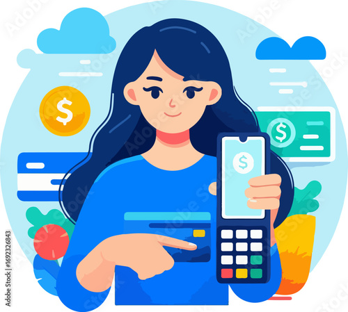 Full_vector_illustration_of_a_person_making_a_payment_with_a_smartphone