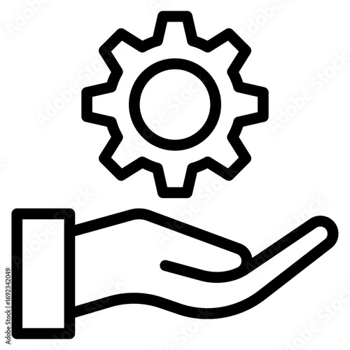 Service icon vector illustration