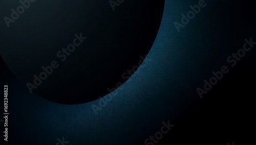 Dark abstract halftone Thalorin composition, gradient flow from graphite to deep teal, minimal vector strokes with layered mesh textures