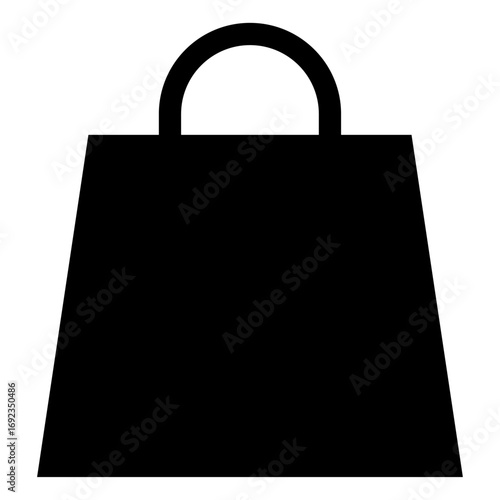 ショッピングバッグのシルエット素材 ベクター