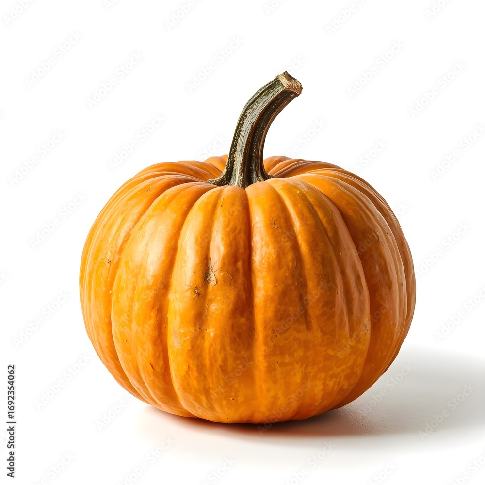 Obraz premium Isolated Pumpkin on White Background