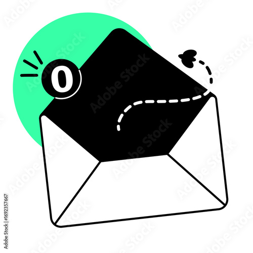 empty email illustration for empty state description