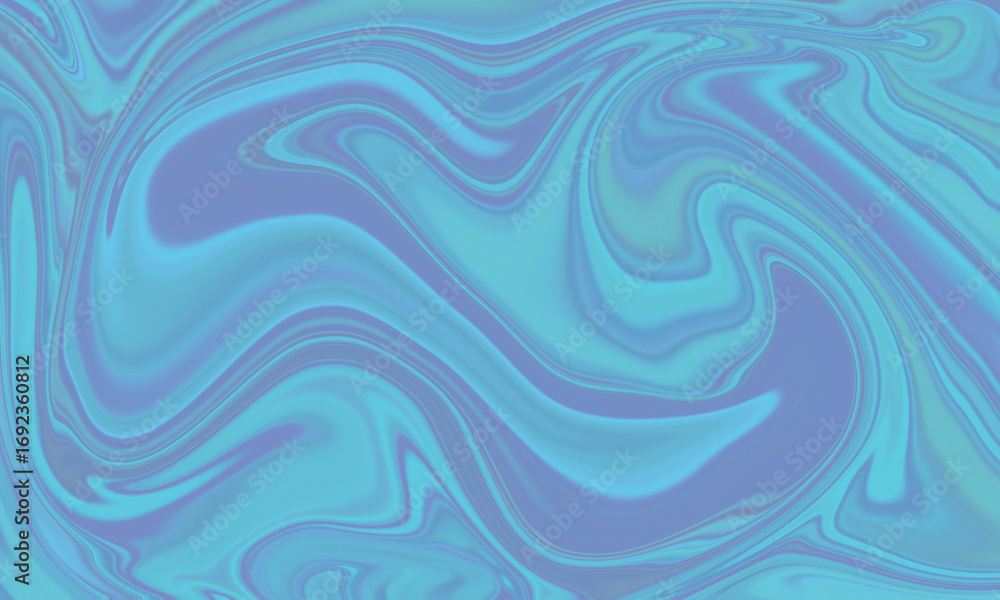 Obraz premium Abstract fluid marble texture in shades of blue and teal, elegant background design.