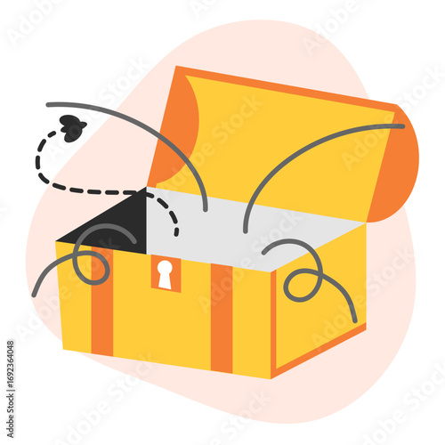 empty chest illustration for empty state description