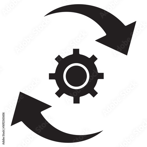 Business Recovery Icon, Growth Recovery Icon, Health Recovery Icon, Data Recovery Icon, Strategy Recovery Icon, vector