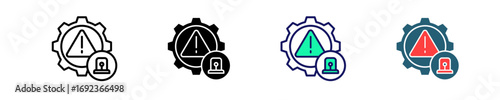 Incident Management  Icon Set Multiple Style Collection
