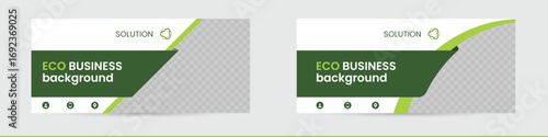 sustainability environment eco organic green background template information text layout for  banner ad newsletter poster flyer. suitable for energy forest garden business