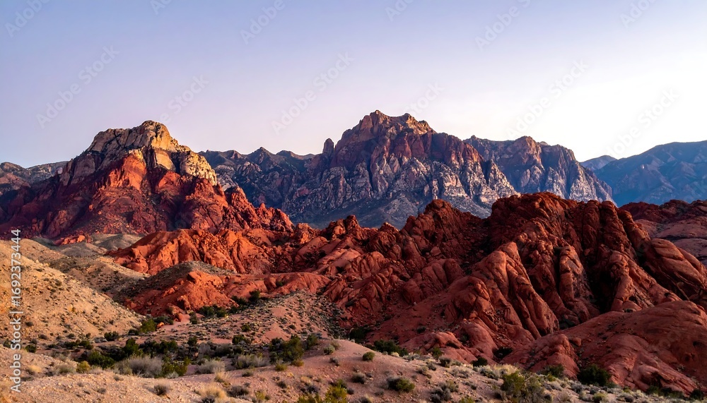 Fototapeta premium Rugged desert mountainscape