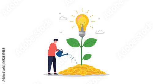 Creative idea generation and development for business growth and financial success
