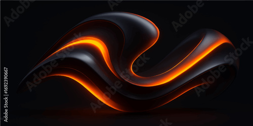 Abstract glowing red fire background with swirling patterns and artistic light effects