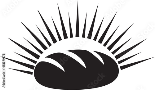 Loaf of Bread with Rising Sun