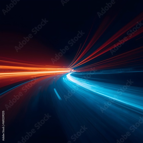 Colorful Downtown Glow