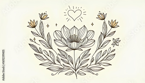 vintage floral background