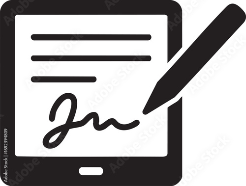 Digital Signature on Tablet