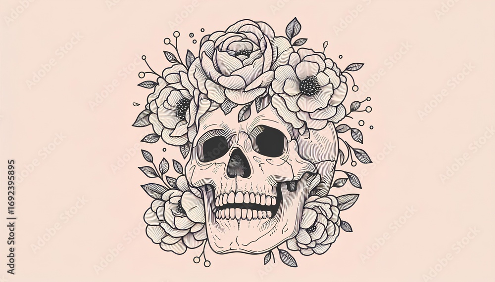 Fototapeta premium skull and crossbones