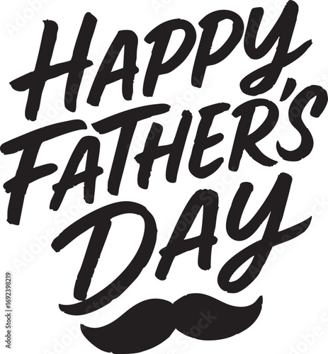 Happy Father's Day Typography
