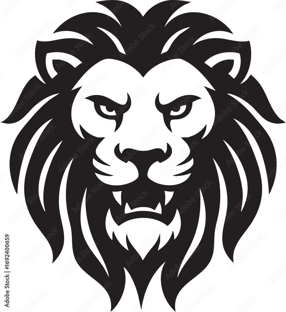 Obraz premium Lion head graphic