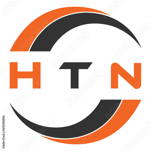 HTN letter design. HTN letter technology logo design. HTN Monogram logo design for an entrepreneur and business.