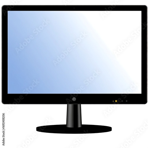 Simple computer monitor graphic
