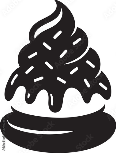Chocolate Covered Cookie with Whipped Cream