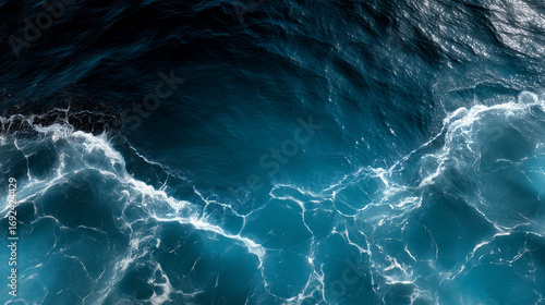 Ocean water texture repeated seamless backdrop