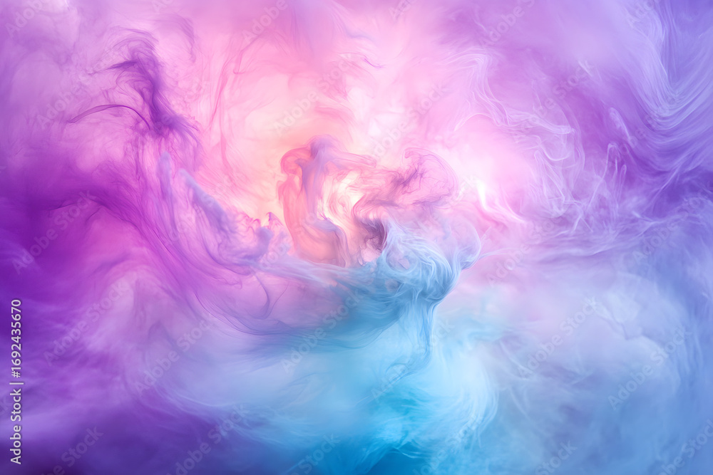 Obraz premium Abstract Vision of a Dream with Swirling Colors and Soft Focus 