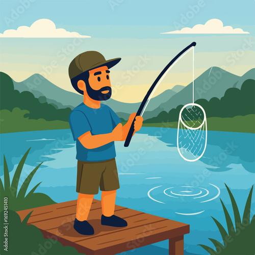 Dockside Fishing with a View