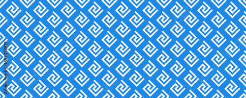 greek seamless pattern. old ancient ornament with key element. Abstract blue and white geometric line. Vector background for the fabric cloth, ceramic floor, ornament textile, texture