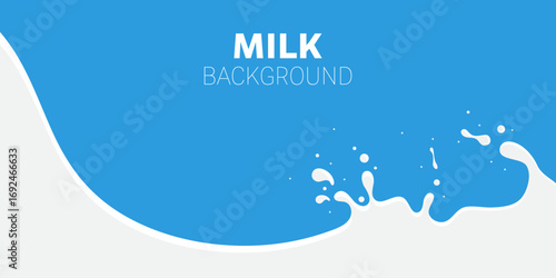 Milk splashes background vector illustration