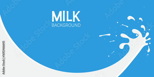 Milk splashes background vector illustration