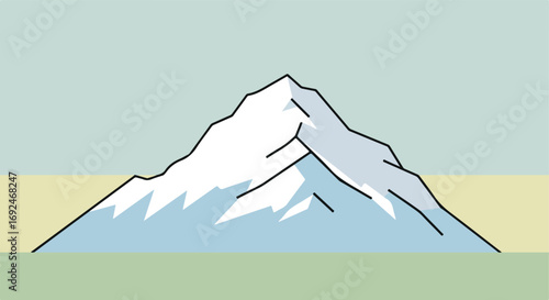 Snowy mountain peak (5)