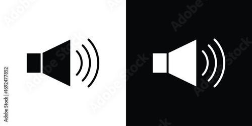 Volume icon flat design. Eps 10