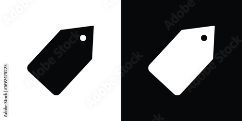 Tag icon flat design. Eps 10