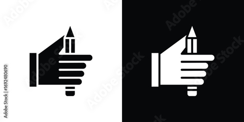 Self expression icon flat design. Eps 10