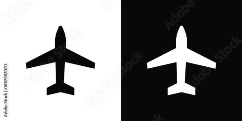 Paper plane icon flat design. Eps 10