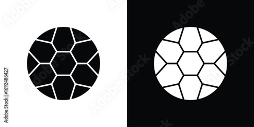 Football icon flat design. Eps 10