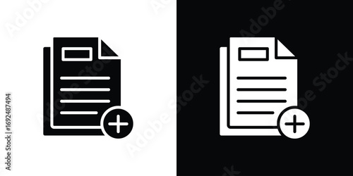 Duplicate icon flat design. Eps 10