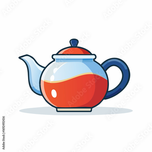 Cartoon Teapot Illustration