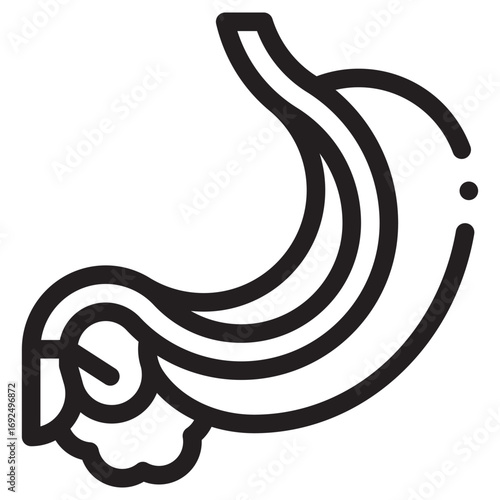 Endoscopic Clean Vector Icon – Flat Symbol Design for Web and Mobile Apps