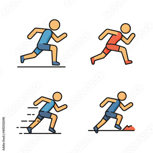 Running icons
