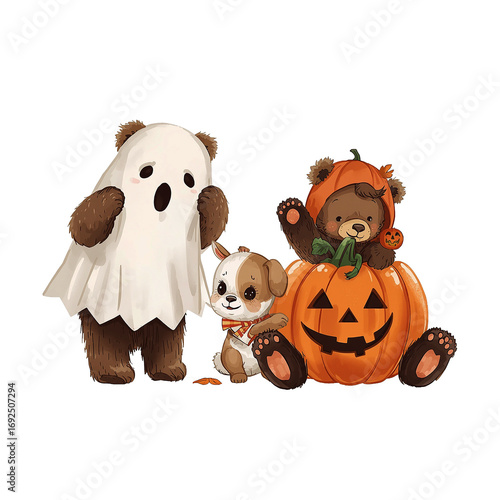 Getting into the Halloween spirit with the cutest crew!  A little spooky, a lot of sweet.