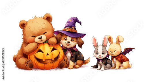 Getting into the Halloween spirit with the cutest crew!  A little spooky, a lot of sweet.