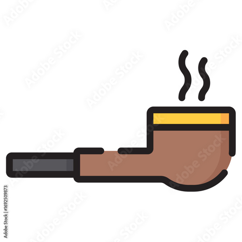 Pipe Clean Vector Icon – Flat Symbol Design for Web and Mobile Apps
