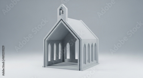 Buy a small white church model kit for hobbyists and miniature building enthusiasts find your perfect church kit