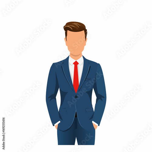 A vector illustration set of businessmen in various poses, facial expressions, and office scenes. Suitable for presentations, infographics, business materials, websites, and creative projects.
