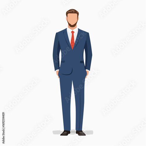A vector illustration set of businessmen in various poses, facial expressions, and office scenes. Suitable for presentations, infographics, business materials, websites, and creative projects.