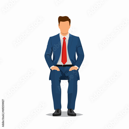 A vector illustration set of businessmen in various poses, facial expressions, and office scenes. Suitable for presentations, infographics, business materials, websites, and creative projects.