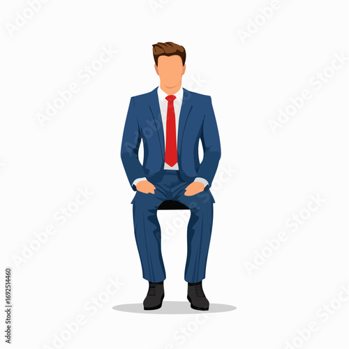 A vector illustration set of businessmen in various poses, facial expressions, and office scenes. Suitable for presentations, infographics, business materials, websites, and creative projects.